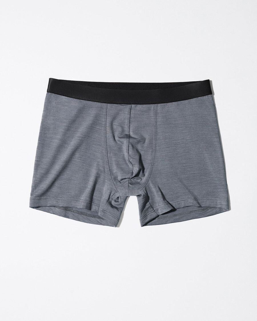 3 calzoncillos bóxer de mezcla de merino para hombre en gris jaspeado comprar ahora — cdlp