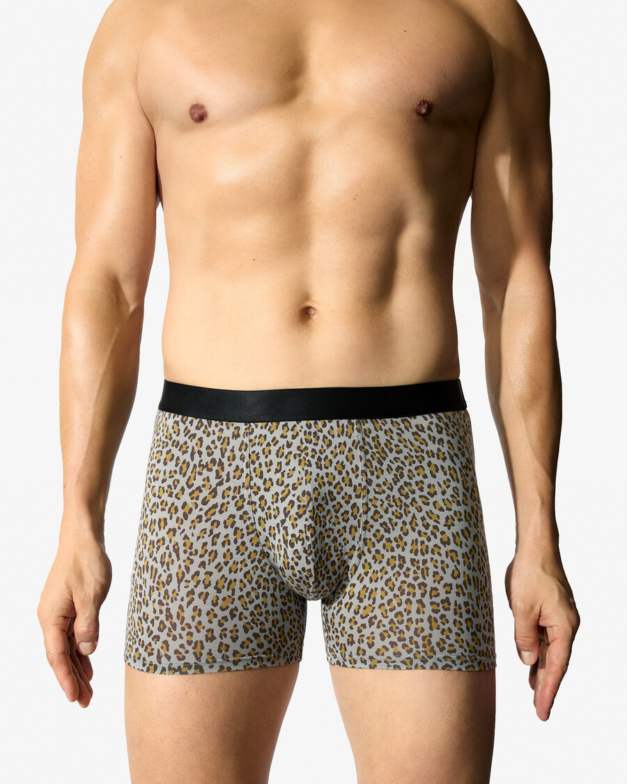 6 calzoncillos bóxer para hombre en negro blanco y leopardo moca comprar ahora — cdlp