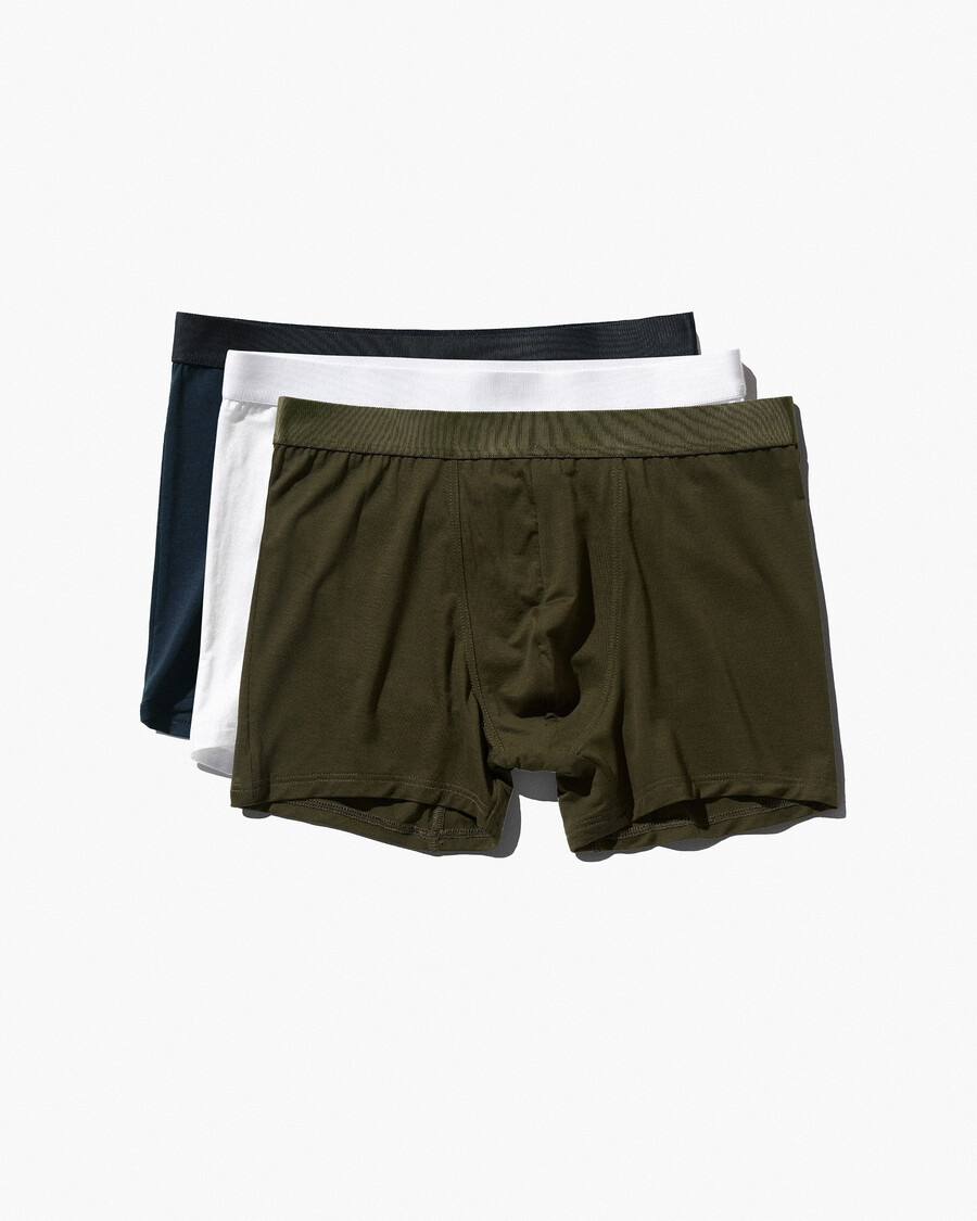 12 calzoncillos bóxer para hombre en blanco verde oliva y azul marino oscuro comprar ahora — cdlp