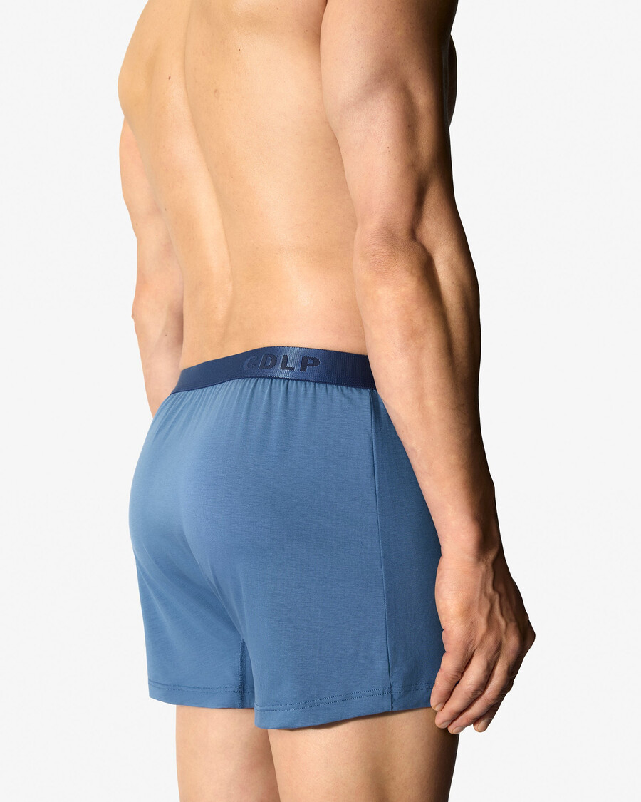 6 calzoncillos bóxer para hombre en blanco azul marino oscuro y azul celeste comprar ahora — cdlp