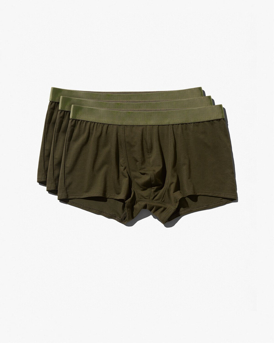 3 calzoncillos bóxer para hombre en verde oliva comprar ahora — cdlp