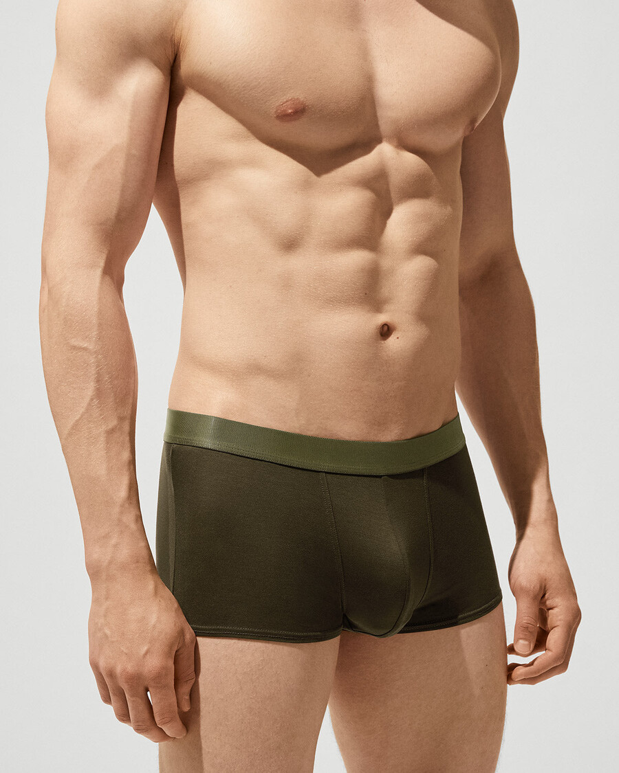 3 calzoncillos bóxer para hombre en verde oliva comprar ahora — cdlp