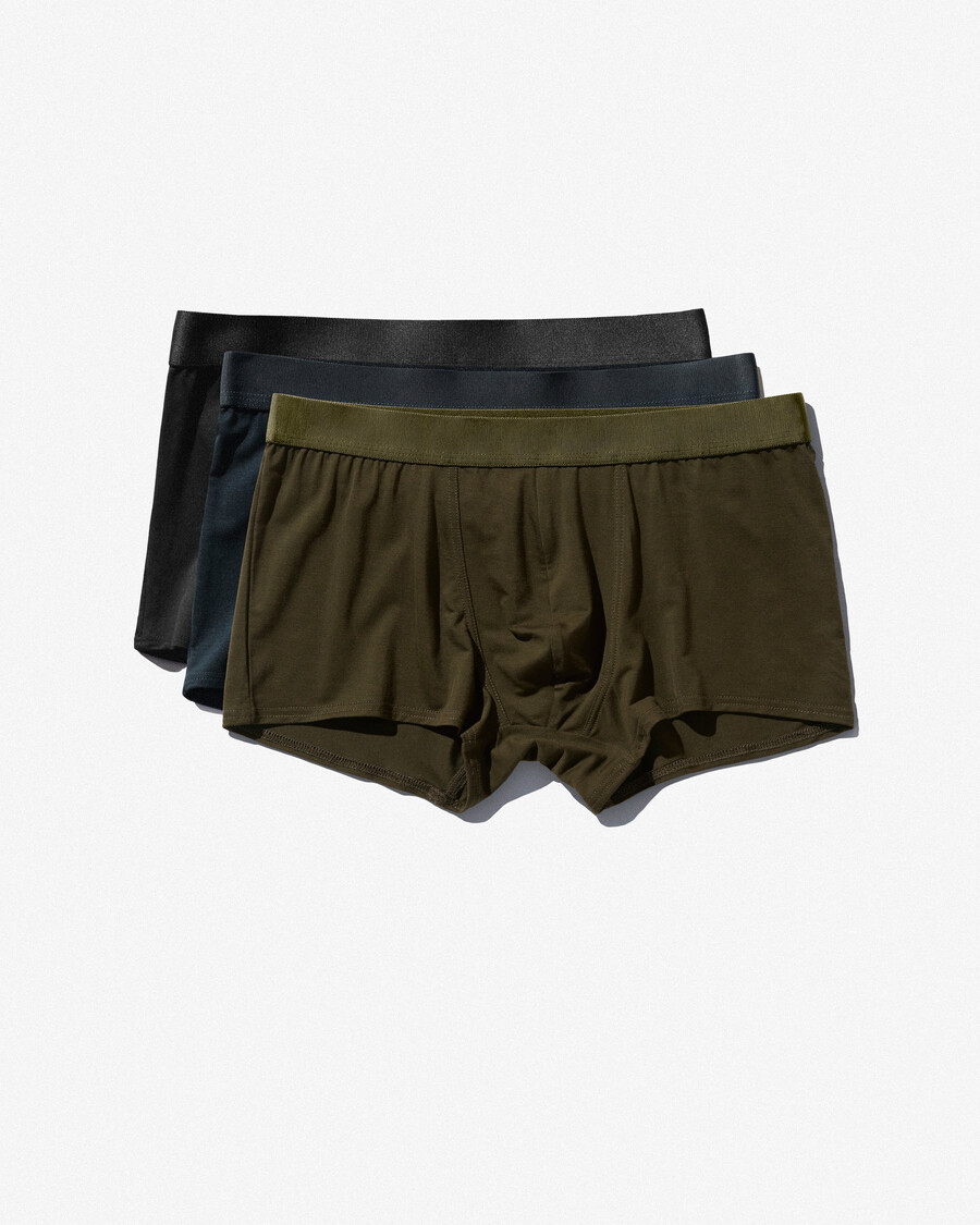 12 calzoncillos bóxer para hombre en negro verde oliva y azul marino oscuro comprar ahora — cdlp