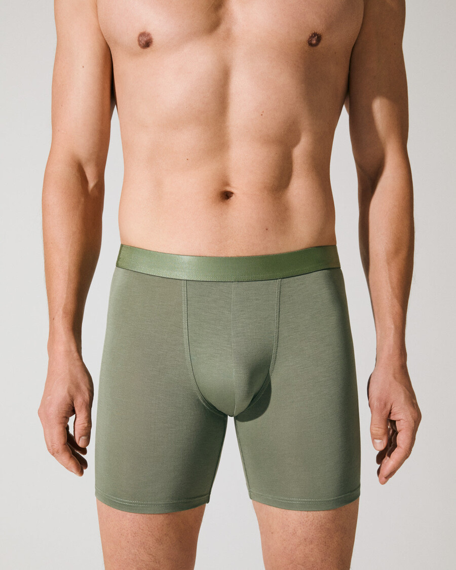 6 calzoncillos bóxer largos para hombre en color salvia comprar ahora — cdlp