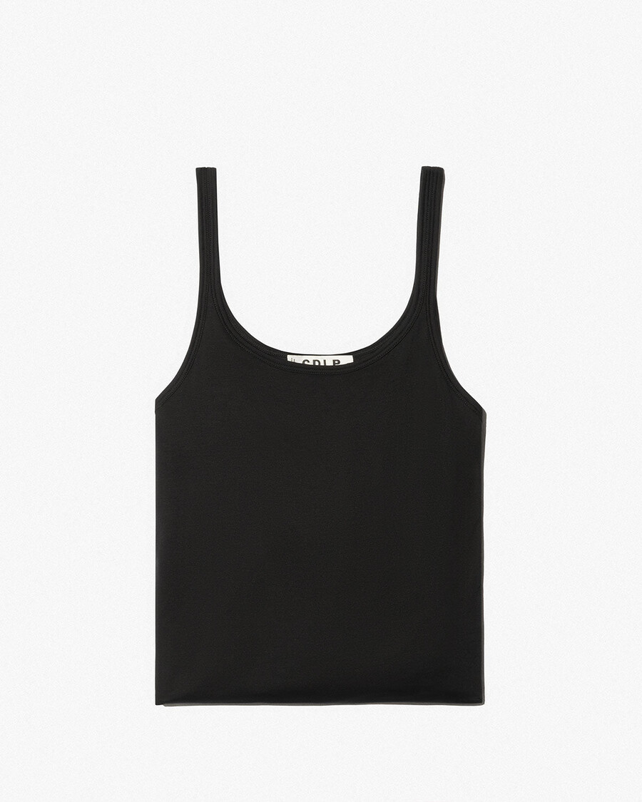 vestido de tirantes ligero para mujer en negro tienda—cdlp