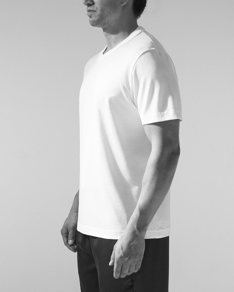 2 camisetas de peso pesado para hombre en negro y blanco tienda — cdlp