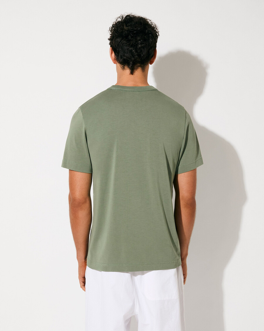 2 camisetas gruesas para hombre en blanco y salvia tienda — cdlp