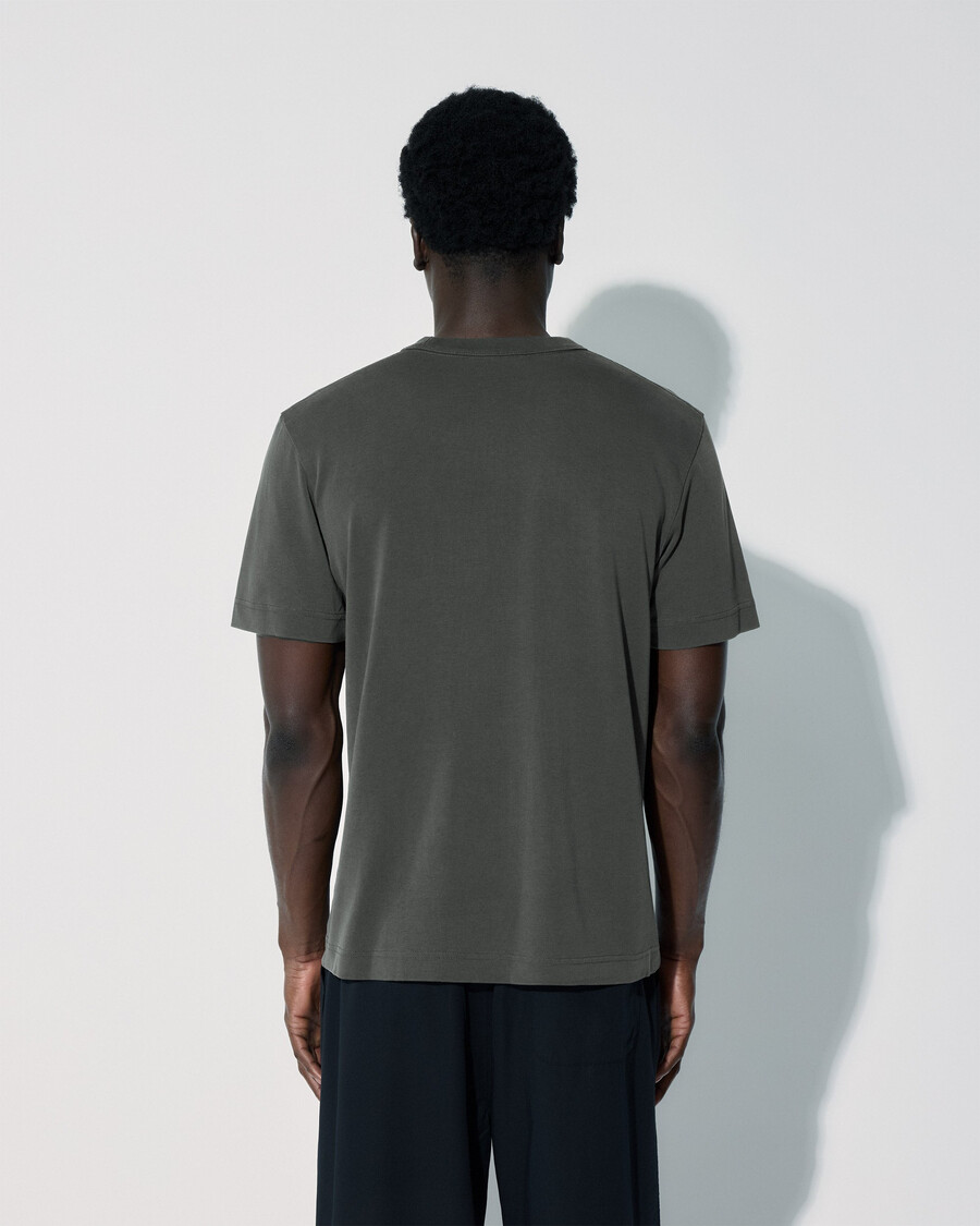 2 camisetas gruesas para hombre en color carbón y blanco tienda — cdlp