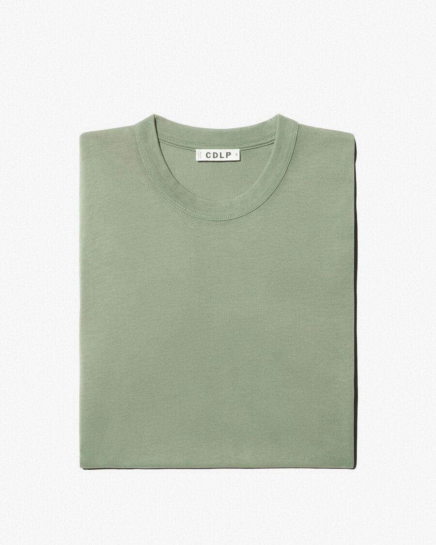 2 camisetas de peso pesado para hombre en negro y salvia tienda — cdlp