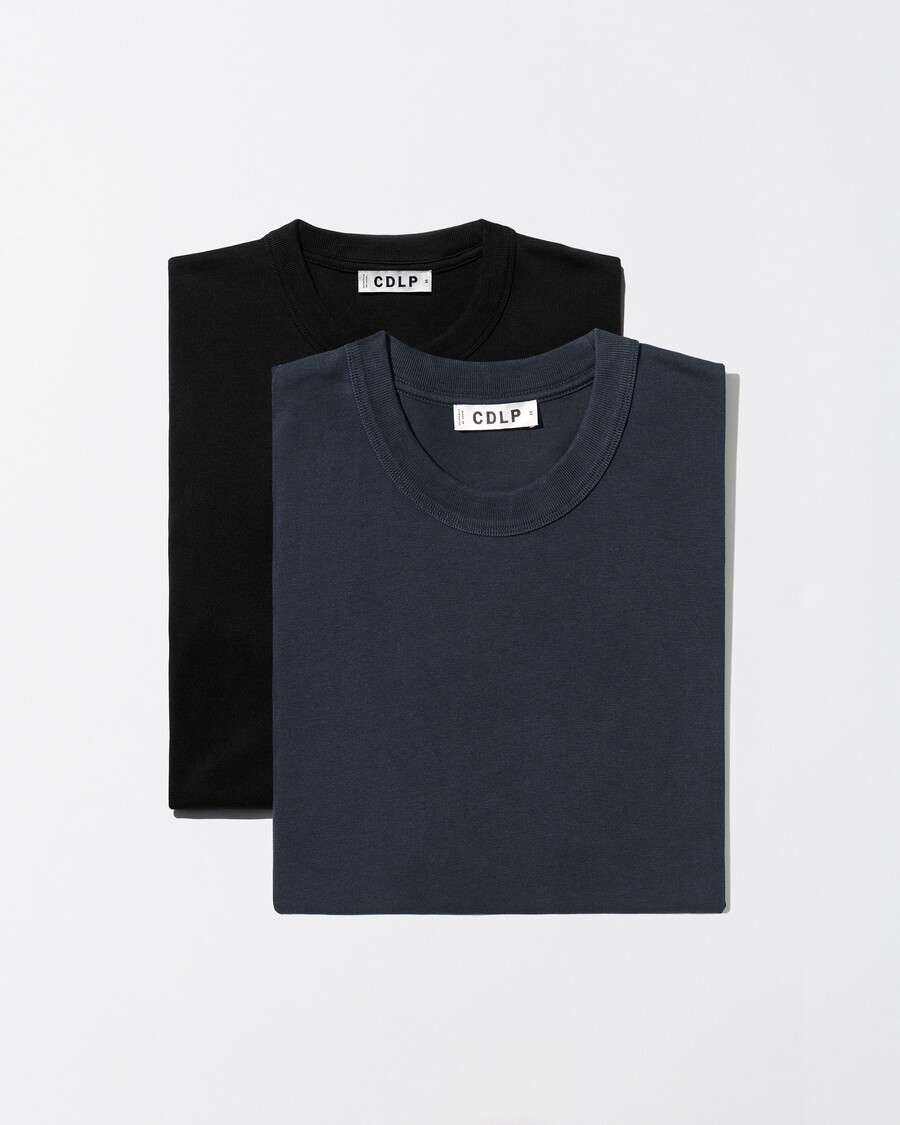 2 camisetas de peso pesado para hombre en color carbón y negro tienda — cdlp