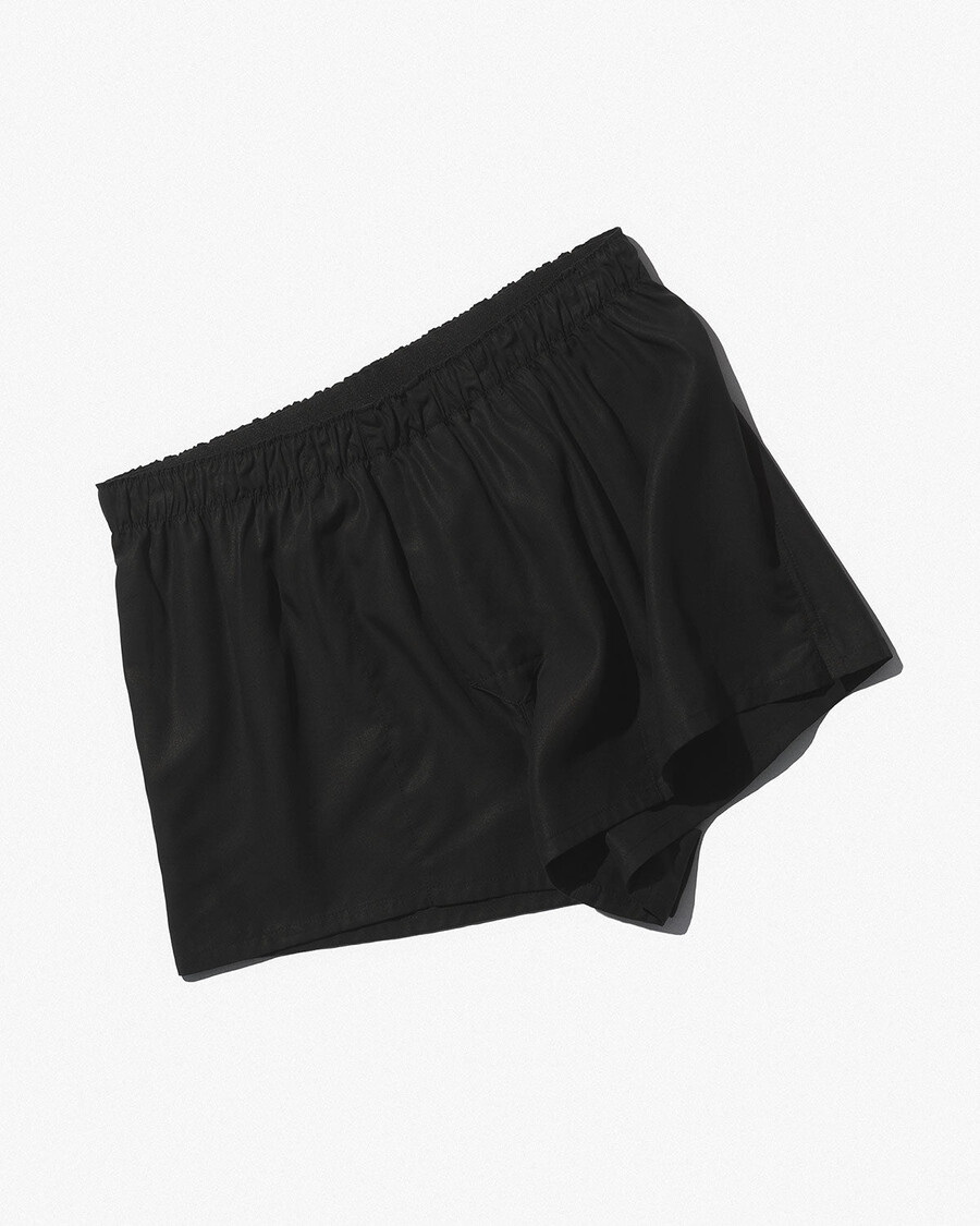 bóxer ajustado de tejido para hombre en negro compra ahora — cdlp