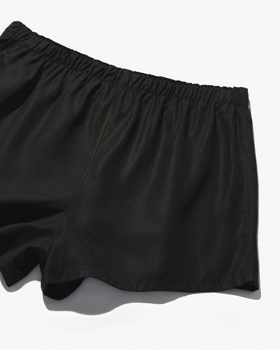bóxer ajustado de tejido para hombre en negro compra ahora — cdlp