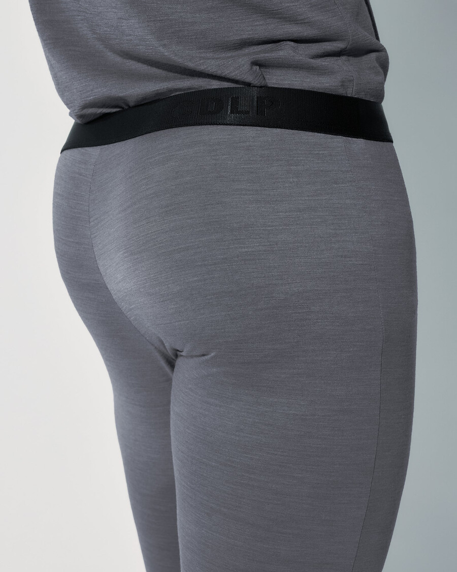 calzoncillos largos de mezcla de merino para hombre en gris jaspeado comprar ahora — cdlp