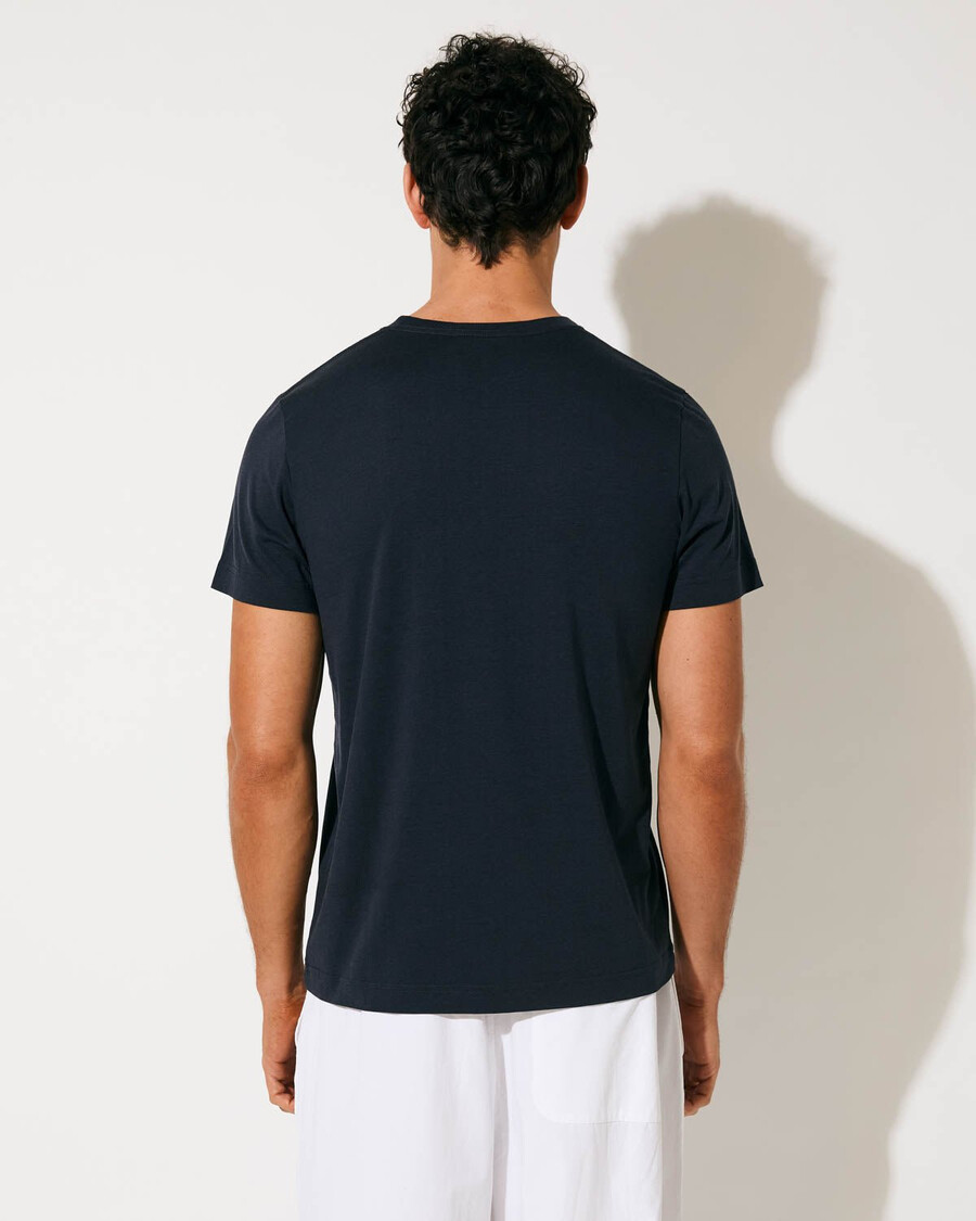2 camisetas de peso medio para hombre en negro y azul marino oscuro tienda—cdlp