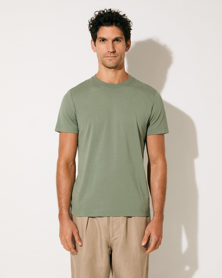 2 camisetas de peso medio para hombre en negro y salvia tienda—cdlp