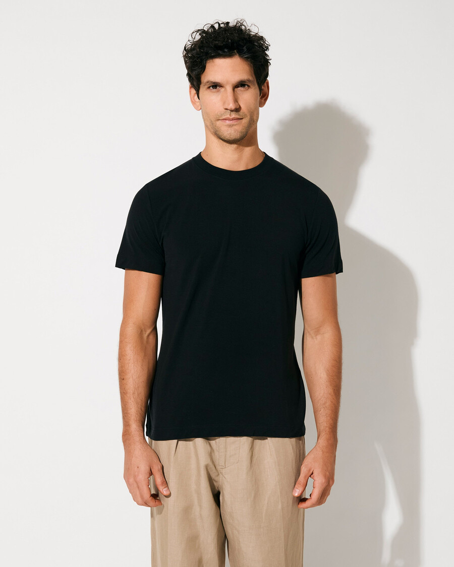 camiseta de peso medio para hombre en negro compra ahora — cdlp