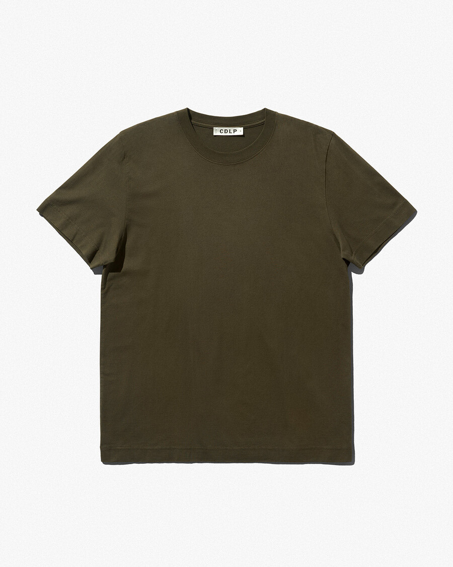 camiseta de peso medio para hombre en verde oliva compra ahora — cdlp