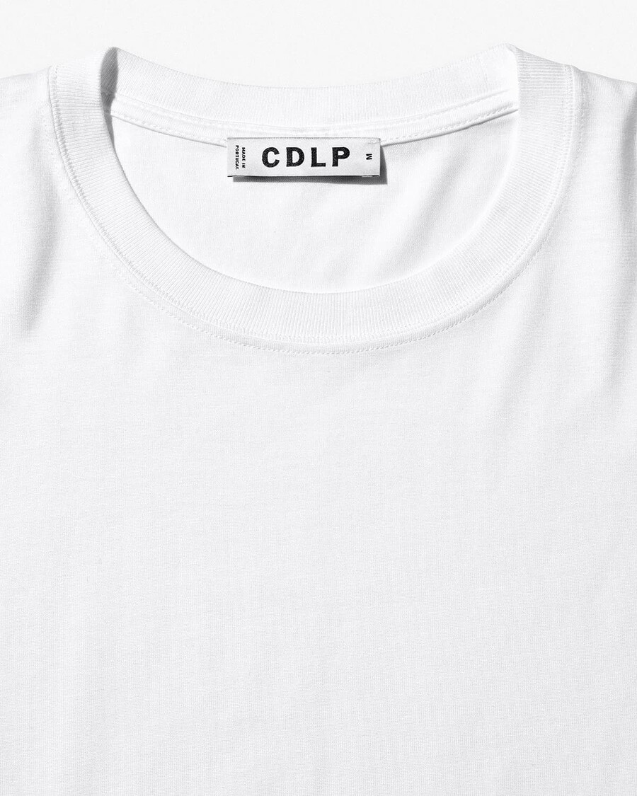 camiseta de manga larga de grosor medio para hombre en blanco tienda — cdlp