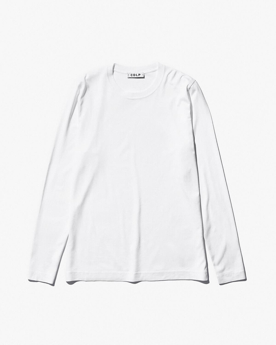 2 camisetas de manga larga de grosor medio para hombre en negro y blanco tienda — cdlp