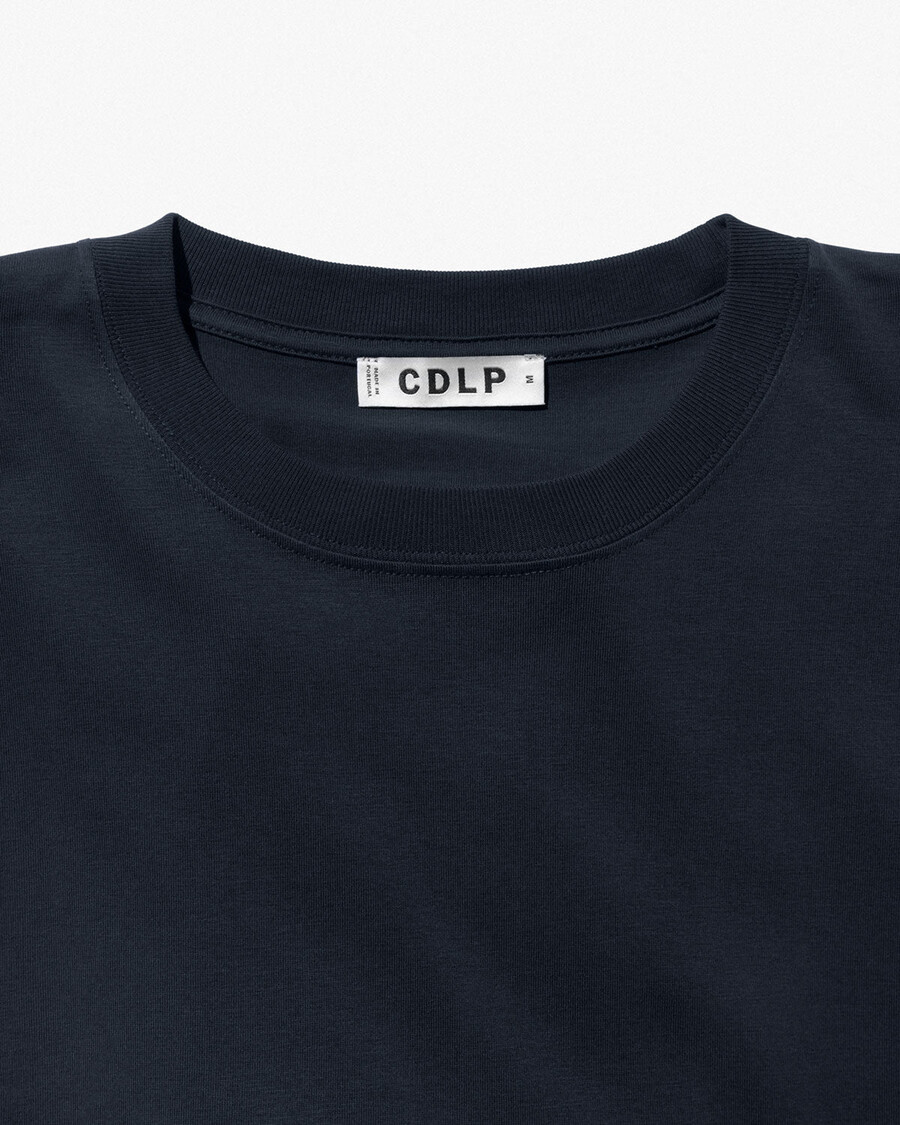2 camisetas de manga larga de grosor medio para hombre en azul marino oscuro tienda—cdlp