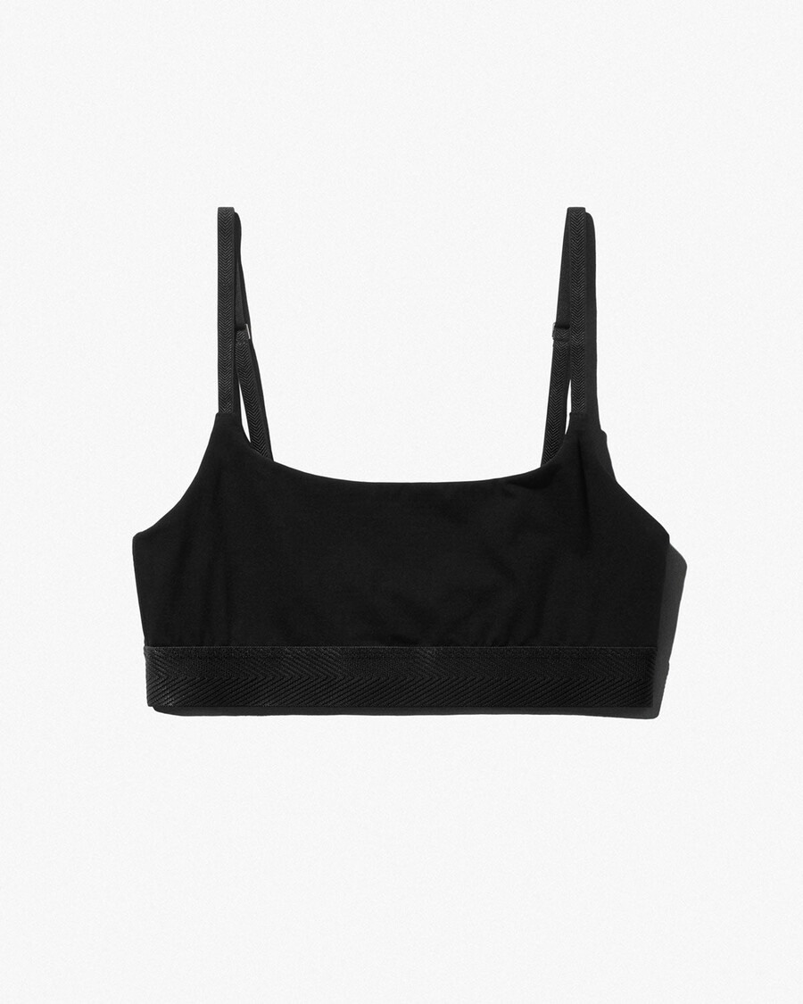 bralette negro con escote redondo para mujer compra ahora — cdlp