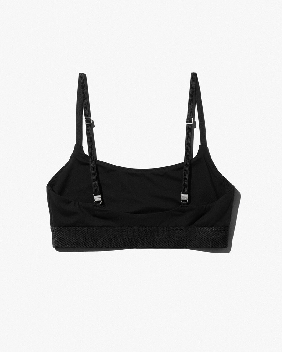 bralette negro con escote redondo para mujer compra ahora — cdlp