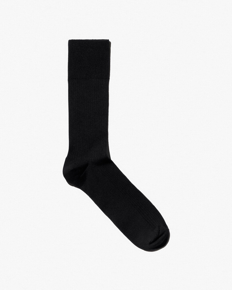 calcetines negros de canalé de algodón para hombre compra ahora — cdlp