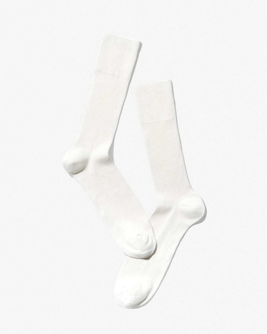 calcetines blancos de canalé de algodón para hombre comprar ahora — cdlp