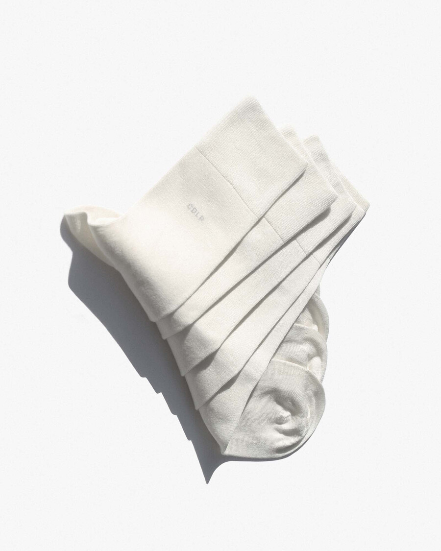 10 calcetines blancos de bambú para hombre tienda — cdlp