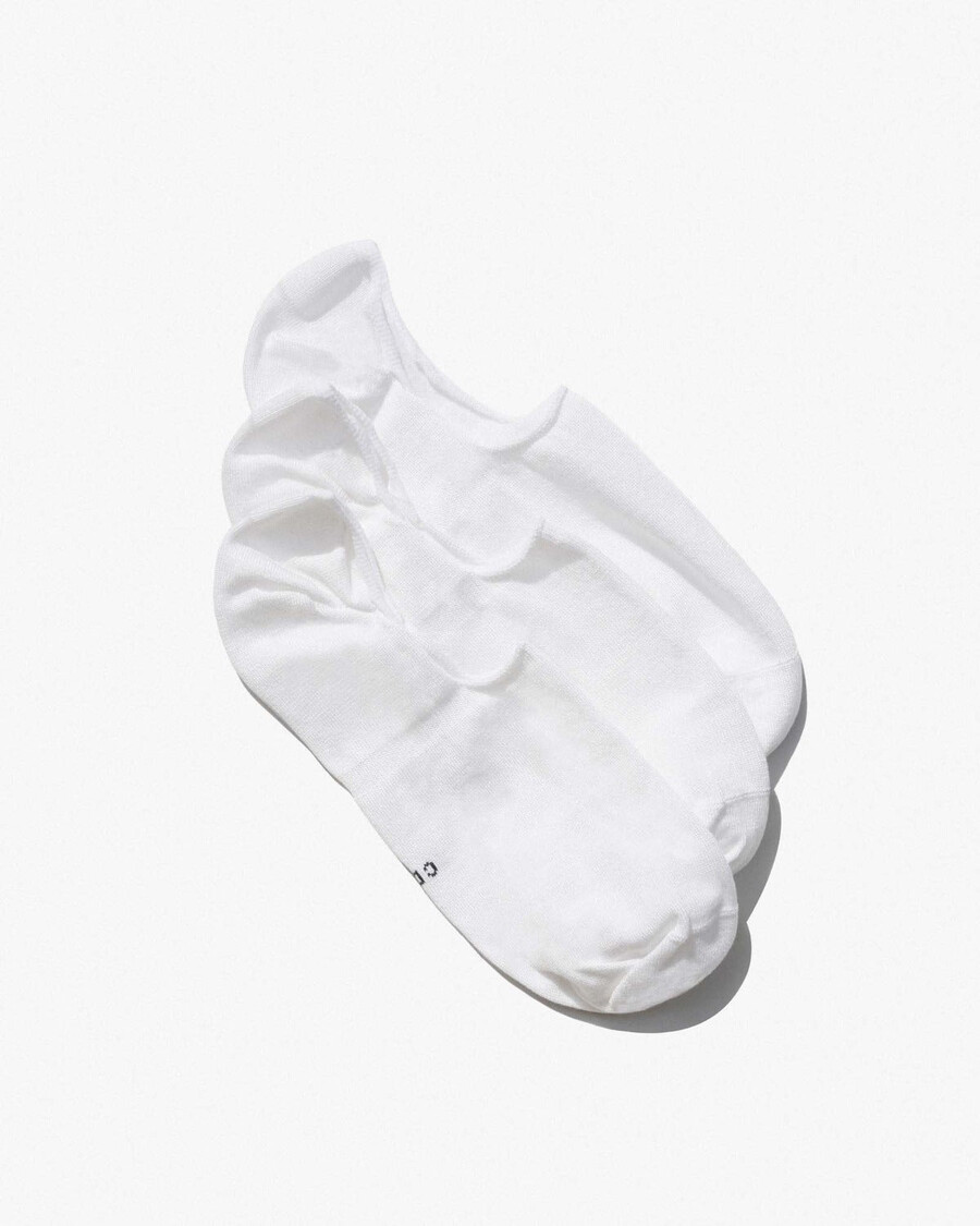 3 calcetines bajos de bambú para hombre en blanco comprar ahora — cdlp