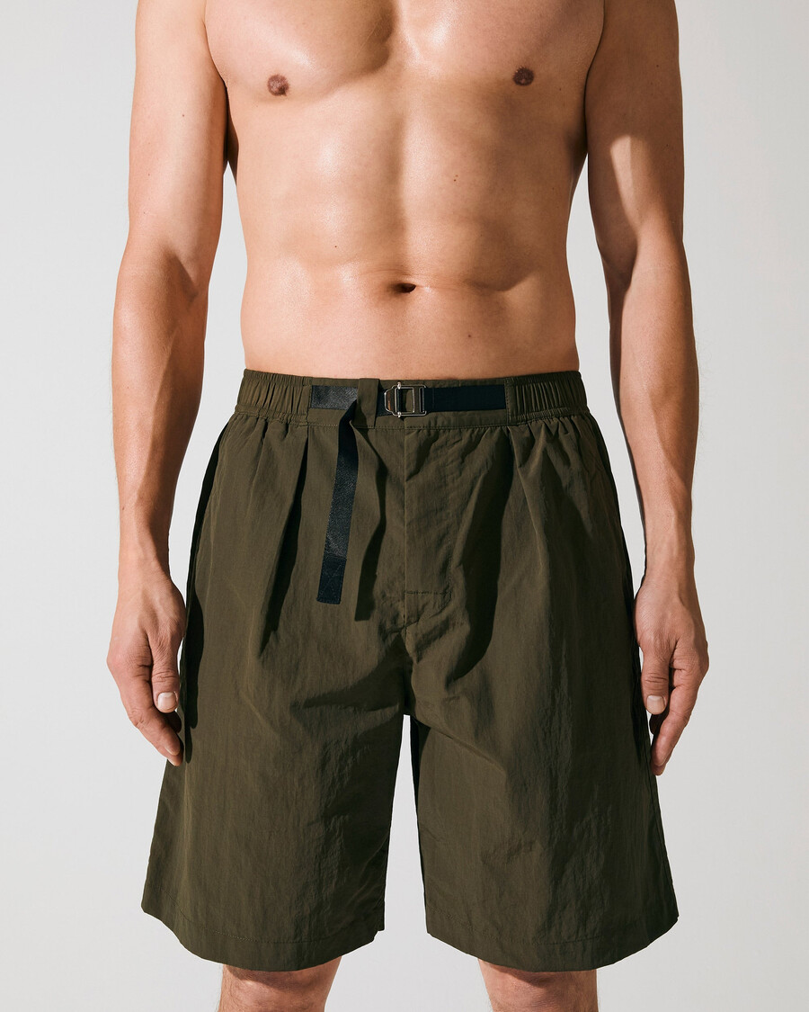 bermudas de baño para hombre en color oliva oscuro comprar ahora — cdlp