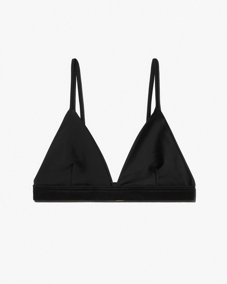 top de bikini triangular para mujer en negro compra ahora — cdlp