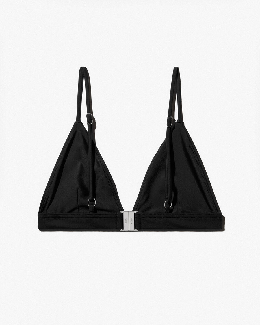 top de bikini triangular para mujer en negro compra ahora — cdlp