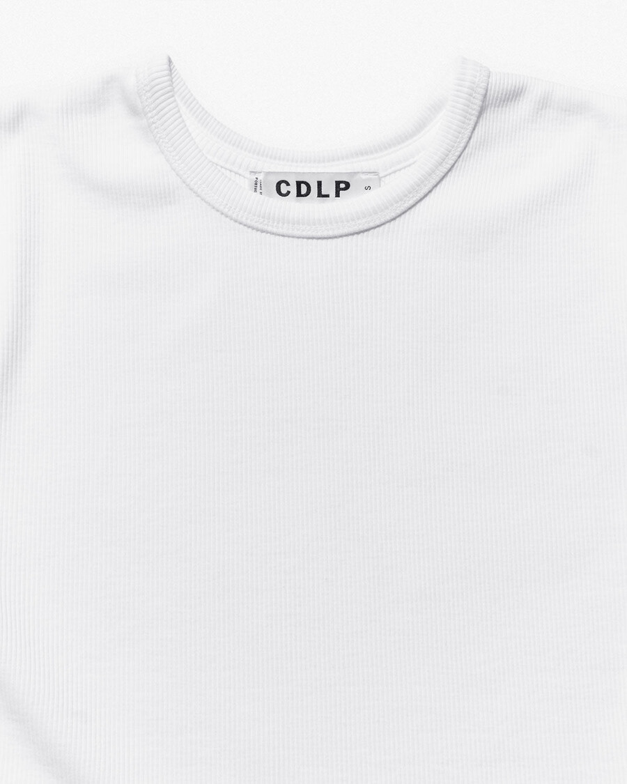 camiseta de canalé para mujer en blanco compra ahora — cdlp
