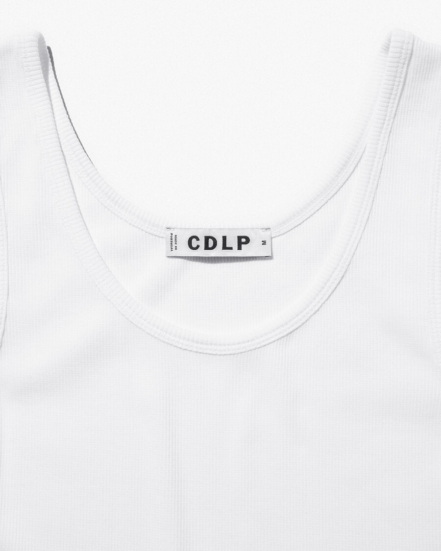 2 camisetas de tirantes de canalé para mujer en blanco y negro roto tienda — cdlp