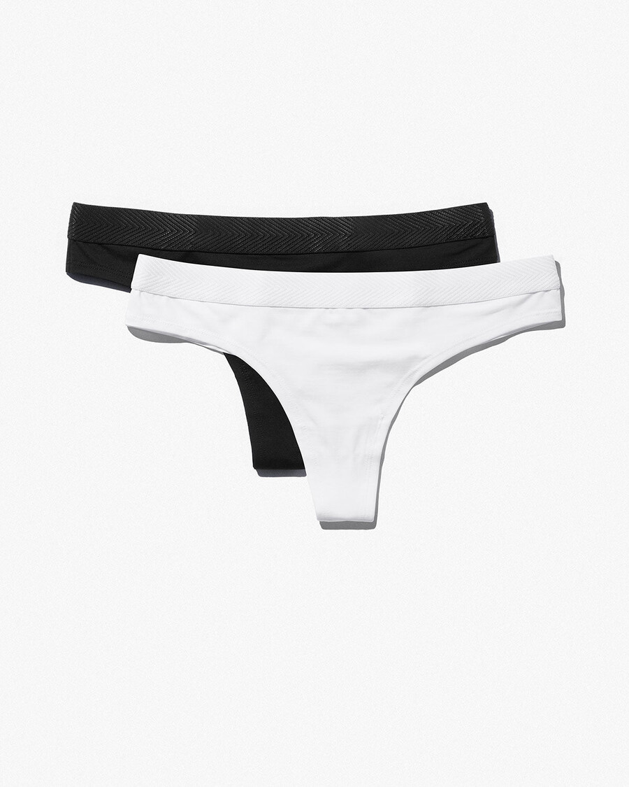 2 tangas para mujer en negro y blanco comprar ahora — cdlp