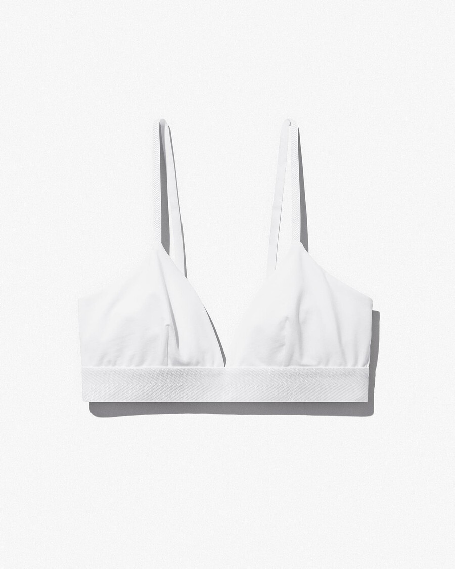 bralette triangular para mujer en blanco compra ahora — cdlp