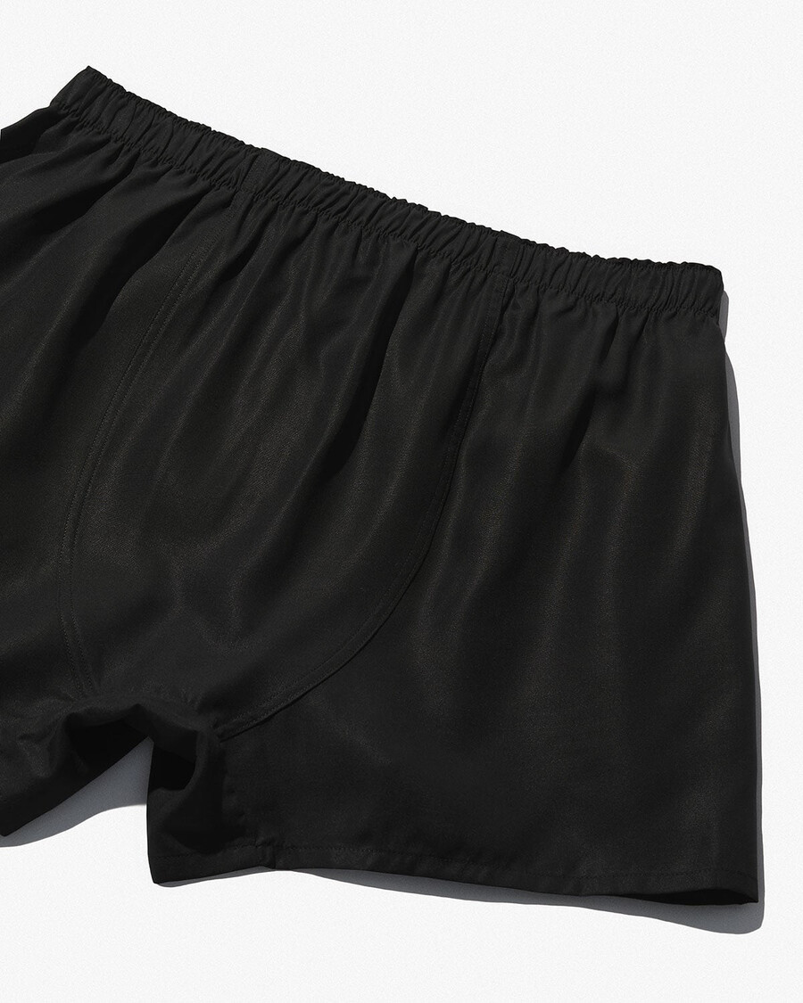 3 calzoncillos bóxer clásicos de tejido negro para hombre tienda — cdlp