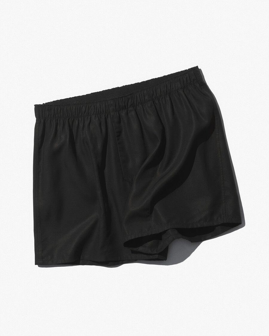 3 calzoncillos bóxer clásicos de tejido para hombre en negro blanco y azul cielo tienda — cdlp