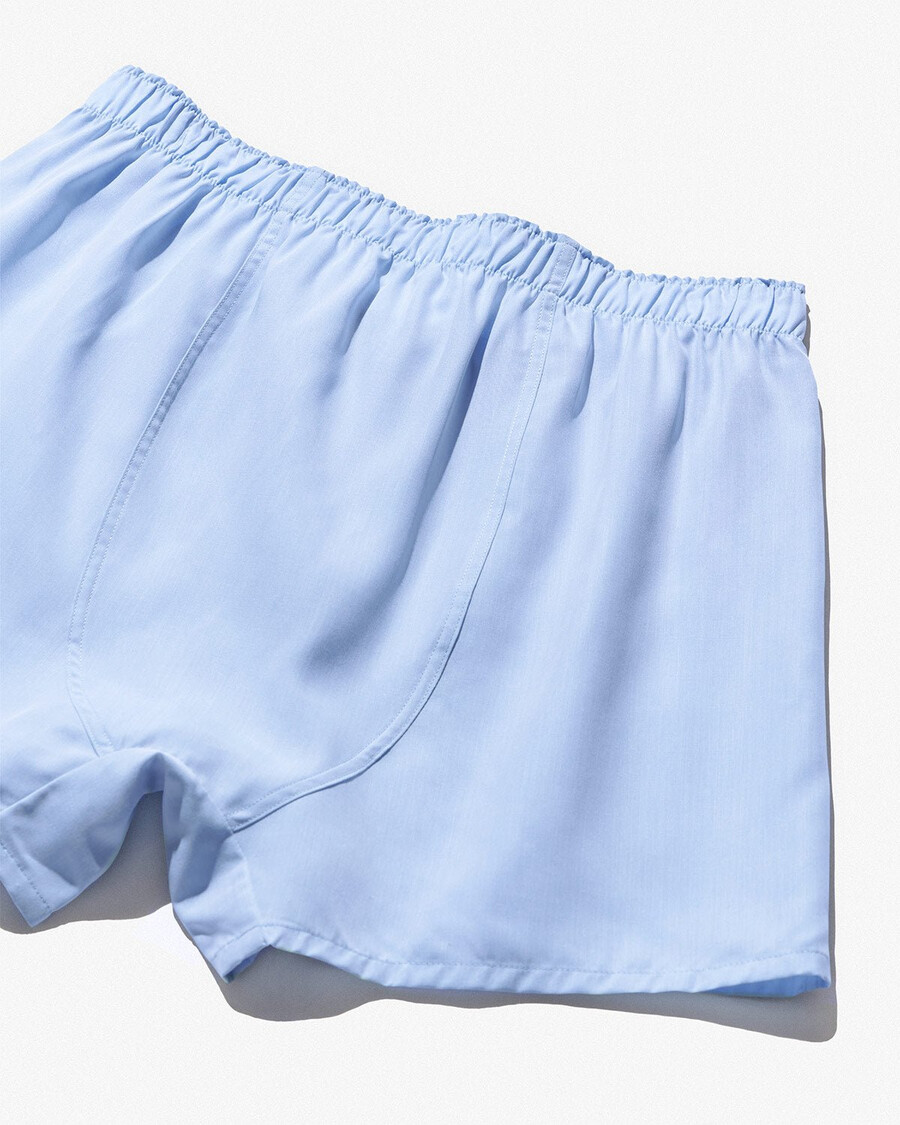 3 calzoncillos bóxer clásicos de tejido para hombre en azul cielo tienda—cdlp
