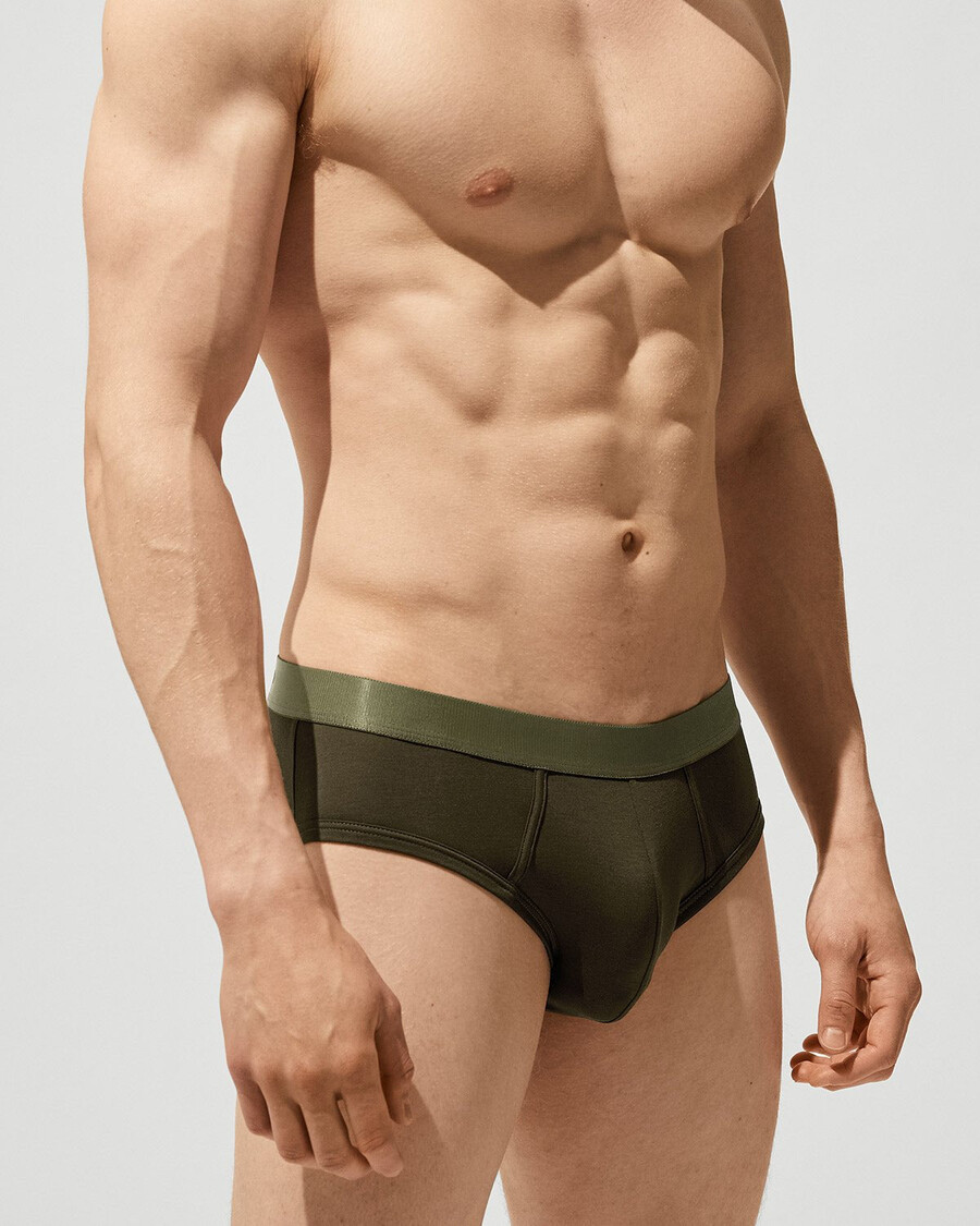 3 calzoncillos tipo y para hombre en negro blanco y verde oliva tienda — cdlp