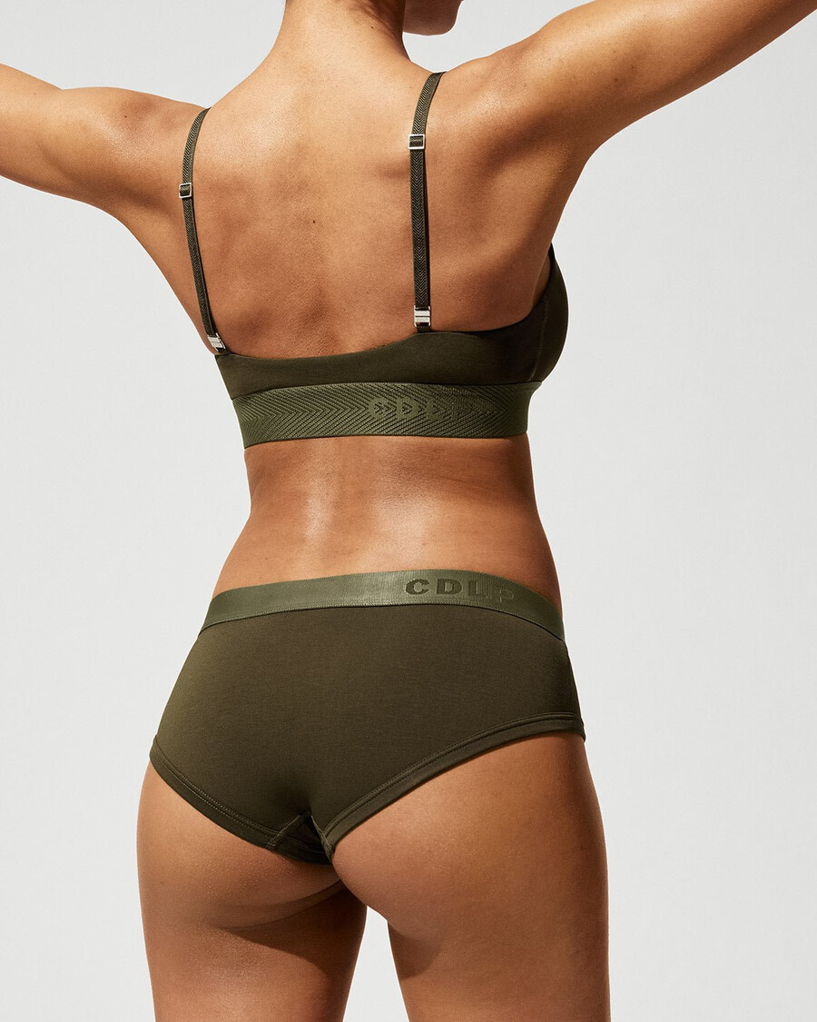 3 braguitas tipo y para mujer en verde oliva comprar ahora — cdlp